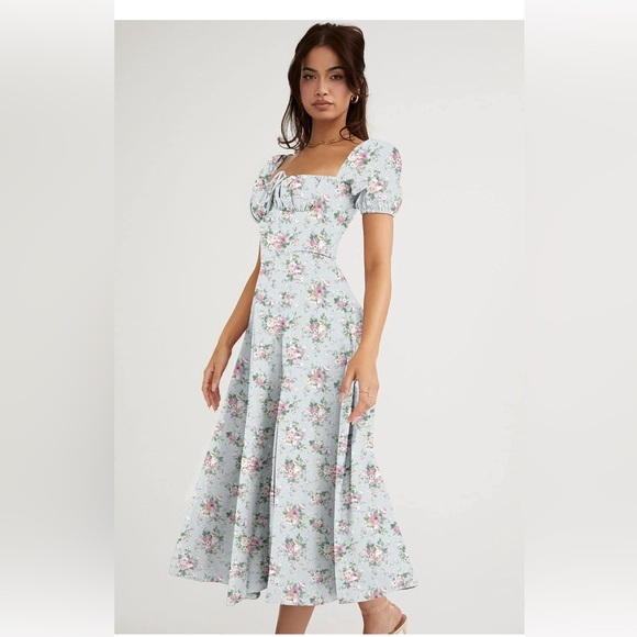 Puff sleeve floral Maxi - Picture 2 of 5